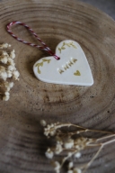 Corazón cerámica personalizado