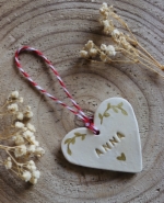 Corazón cerámica personalizado